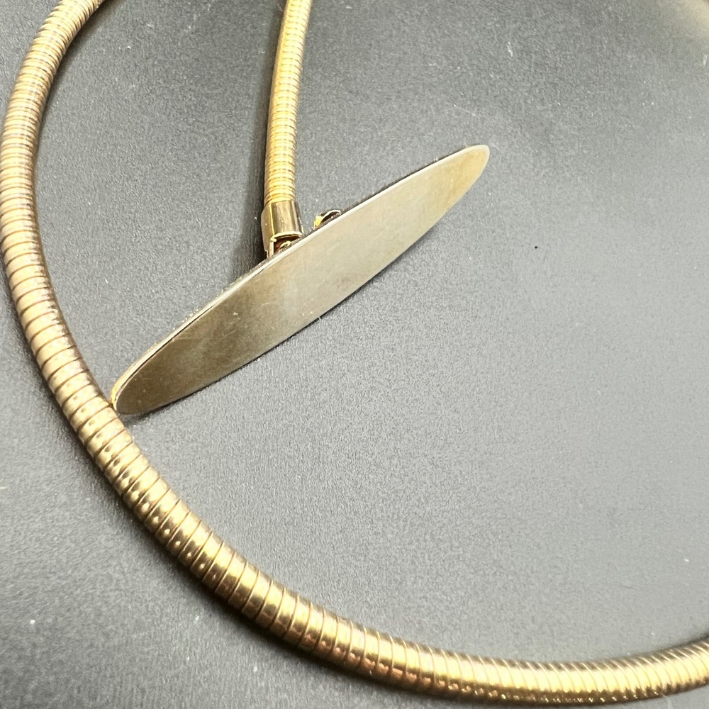 Vintage Gold Snake Chain Stretch Belt S/M Gold EXC - Picture 2 of 5